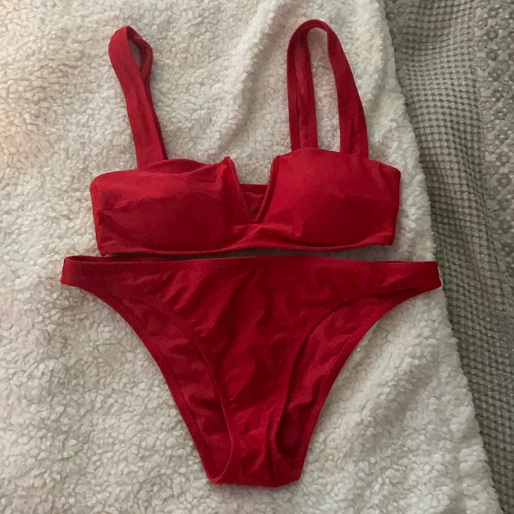 Aerie Red Bikini